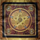 Magic tablecloth Wicca Earth Star - Magic Power of the Earth Small size 16x16