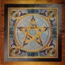Wicca magic tablecloth Air Star - The Magic Power of Air Medium size 24x24
