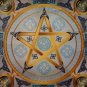 Wicca magic tablecloth Air Star - The Magic Power of Air Medium size 24x24