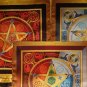 Set tablecloth Wicca Force 5 Elements Size Medium 5 clotes 24x24
