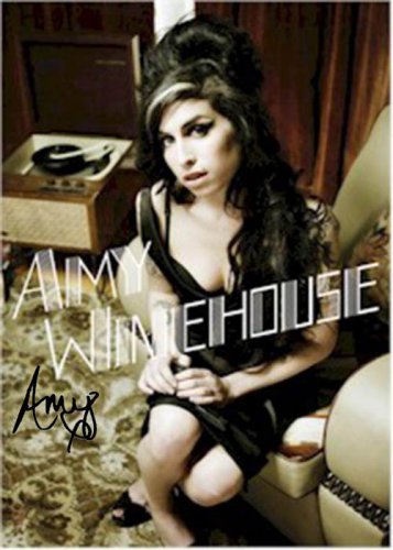 Amy Winehouse Cordplayer Autographed Signed Poster