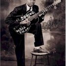 B.B. King Autographed Signed Young Black N White Poster