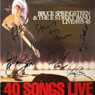 Bruce Springsteen Autographed Signed 40 Songs Live Poster