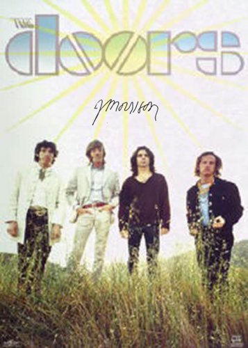 The Doors Jim Morrison Autographed Signed The Doors Field Poster