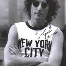 Beatles Autographed Signed John Lennon New York City Sleeveless Poster