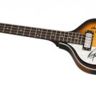 The Beatles Autographed Signed Lhanded Hofner Bass Guitar Lennon Mccartney
