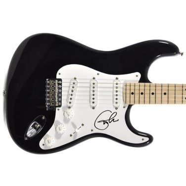 Eric Clapton Autographed Signed Signature Model Fender Blackie Guitar