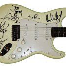 Aerosmith Autographed Signed White Fender Guitar Steven Tyler Joe Perry++