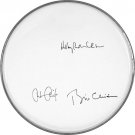President Bill & Hillary Clinton Autographed Signed Clear Drumhead