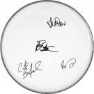 The Dave Matthews Band Autographed Signed Clear Drumhead