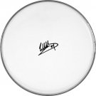Eddie Van Halen Autographed Signed Clear 12 Inch Drumhead