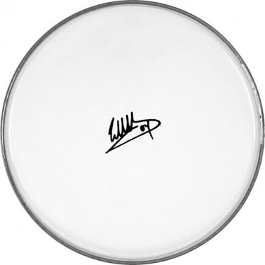 Eddie Van Halen Autographed Signed Clear 12 Inch Drumhead