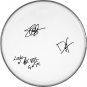 Guns N Roses Autographed Signed Clear Drumhead - Axl Rose - Slash - Duff