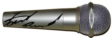 ZZ Top Frank Beard Autographed Signed Microphone