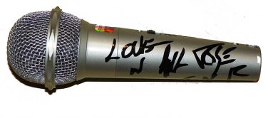 Guns N Roses Autographed Signed Microphone - Axl Rose - Slash - Duff