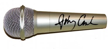 Johnny Cash Autographed Signed Microphone
