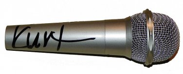 Nirvana Autographed Signed Microphone Kurt Cobaine David Grohl Krist