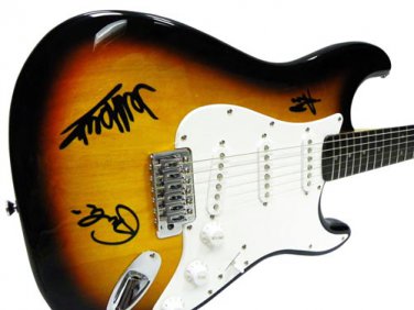 Yardbirds Autographed Signed Fender Guitar Eric Clapton Jimmy Page J. Beck
