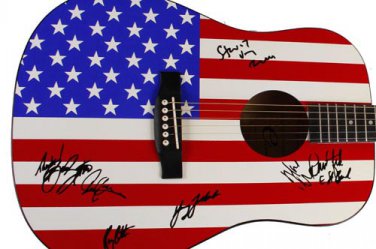 Bruce Springsteen & The E-Street Band Autographed Signed Guitar
