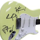 Queen Autographed Signed Fender Guitar Freddie Mercury Brian May ++