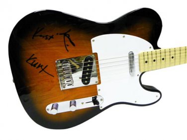 Nirvana Autographed Signed Fender Guitar Kurt Cobain David Grohl Krist
