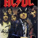 AC/DC Autographed Signed Highway To Hell Poster