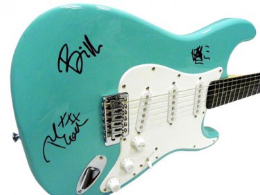 Green Day Autographed Signed Fender Guitar Billie Joe Armstrong ++