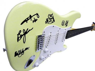 AC/DC Autographed Signed Fender Guitar Angus Young Malcolm ++
