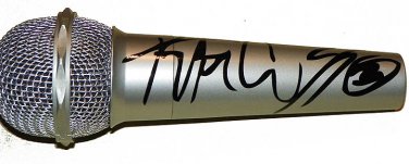 Kiss Peter Criss Autographed Signed Microphone