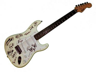 12/12/12 Concert Autographed Signed Msg Guitar X11 Signatures Beatles+++