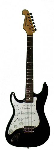 President Bill Clniton Hillary Chelsea Autographed Signed L Guitar