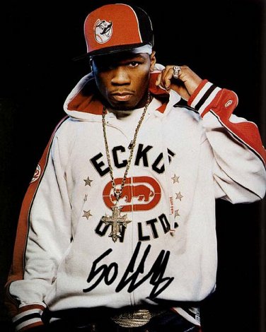 50 cent ecko Autographed Preprint Signed Photo