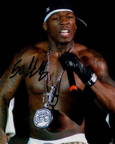 50 cent liveck Autographed Preprint Signed Photo