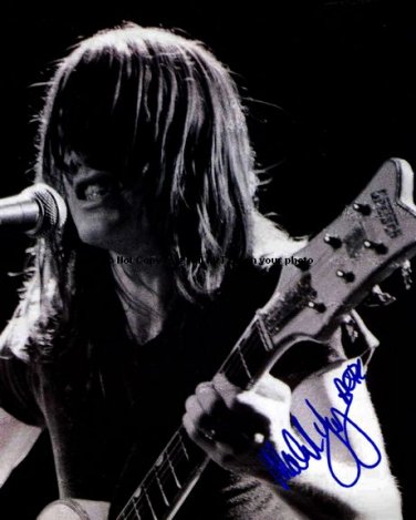 AC/DC,Young,Malcolm Autographed Preprint Signed Photo