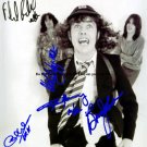 ACDCc Autographed Preprint Signed Photo