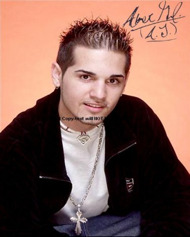 American Idol AJ Autographed Preprint Signed Photo