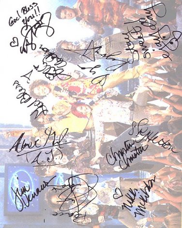 AMERICAN IDOL cast Autographed Preprint Signed Photo