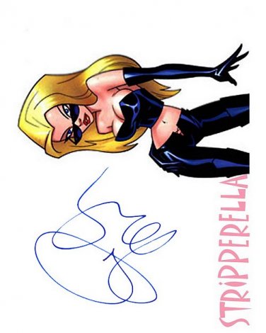 Pamela Pam Anderson stripperella Autographed Preprint Signed Photo