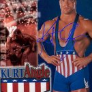 Kurt Angle Autographed Preprint Signed Photo