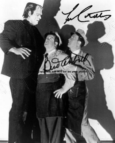 Bud Abbott & Lou Costello Autographed Preprint Signed Photo