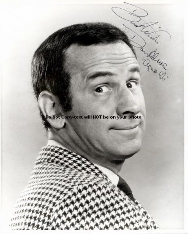 Don Adams Autographed Preprint Signed Photo