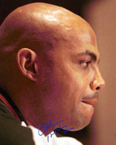 CHARLES Barkley Autographed Preprint Signed Photo