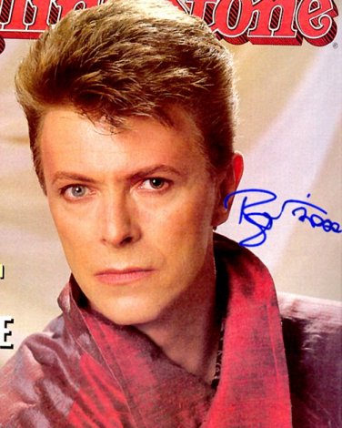 David Bowie Autographed Preprint Signed Photo