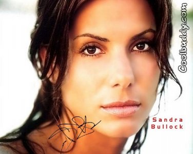 Sandra Bullock Autographed Preprint Signed Photo