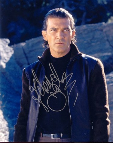 Antonio Banderas Autographed Preprint Signed Photo