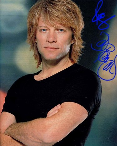 Jon BonJovi Autographed Preprint Signed Photo