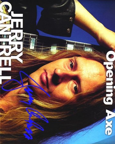 Jerry CANTRELL Autographed Preprint Signed Photo