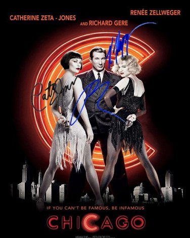 CHICAGO poster Autographed Preprint Signed Photo