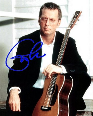 CLAPTON ERIC Autographed Preprint Signed Photo