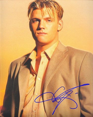 Carter Nick suit Autographed Preprint Signed Photo